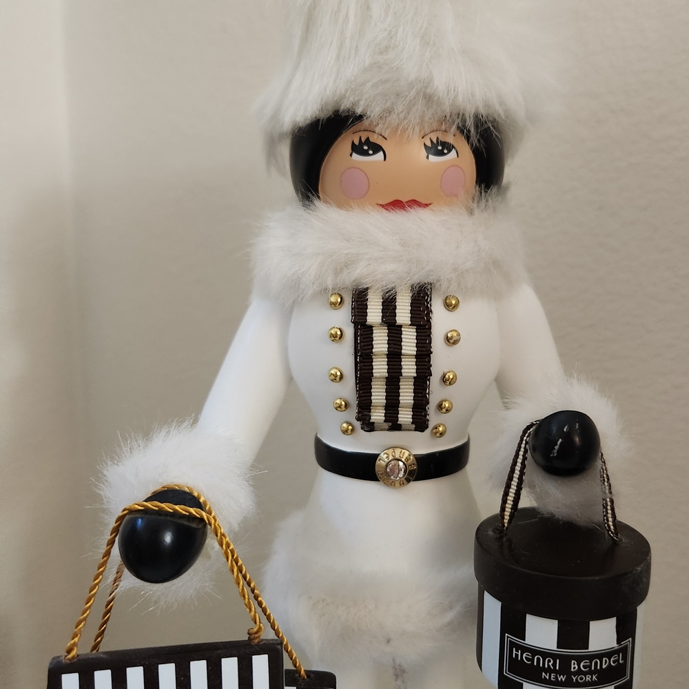 Henri Bendel White and Black Holiday Decor Nutcracker